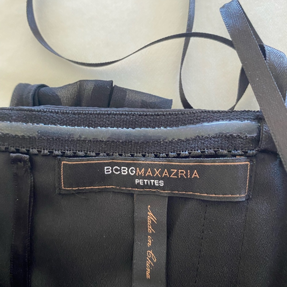 BCBG MAXAZRIA 2P Black Cocktail Dress - Picture 5 of 5